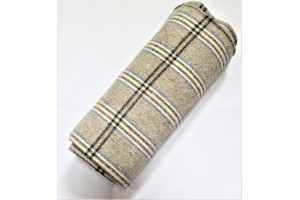 Narrow Width Welsh blanket. Natural colours NL99